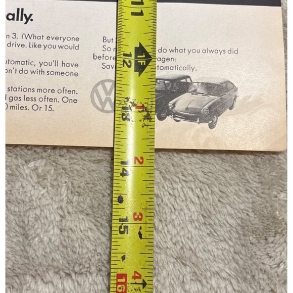 Vintage 1968 Volkswagen Fully Automatic Transmission Print Ad FINALLY - Picture 8 of 10